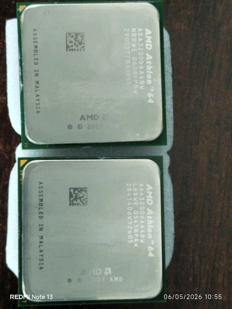AMD Athlon tm 64 2 adet - 2