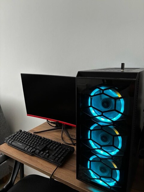 ışıklı kasa pc montiör kasa bilgisayar