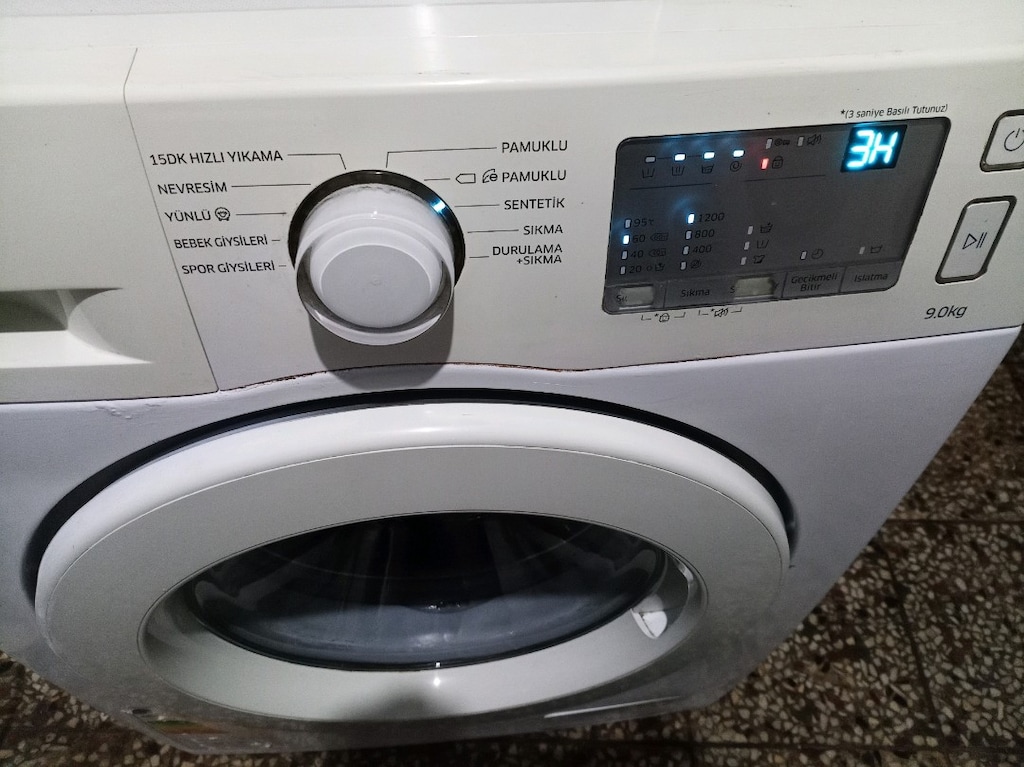 Samsung A+++ 9 kg çamaşır makinesi ürün sorunsuz servisten - 4