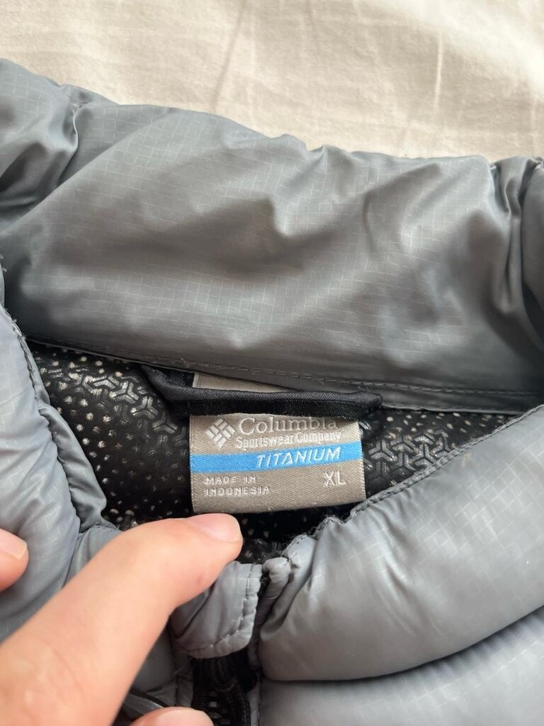 Columbia Arctic Crest Down Kaz tüyü Mont / XL Gümüş rengi - 2