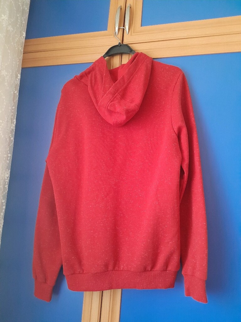 hiç kullanılmamış yeni erkek kapşonlu sweatshirt - 3