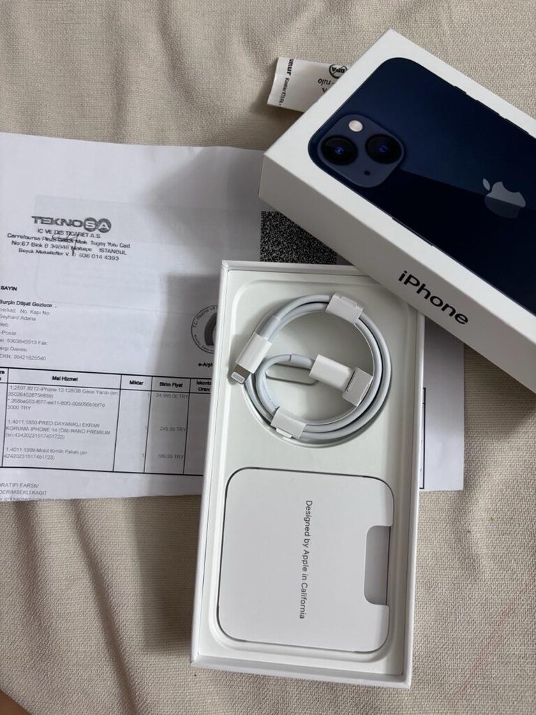 ı phone 13 şarj kablosu - 2