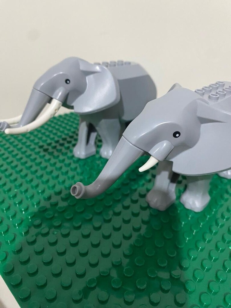 Lego erkek ve dişi fil figürleri - 8