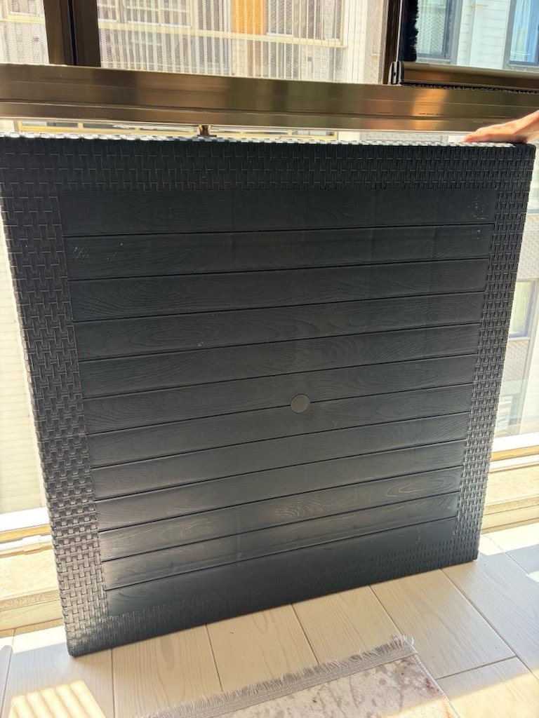 Mandella Elit Rattan Bahçe/Balkon Masa Takımı 90x90 | 4 Sandalyeli - 13