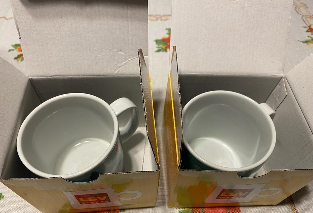 Yılbaşı Ağaç Desenli Kupa 2'li Set - 3