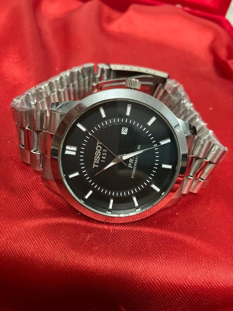 Tissot PRX 853 Siyah Çelik erkek Kol Saati… - 3
