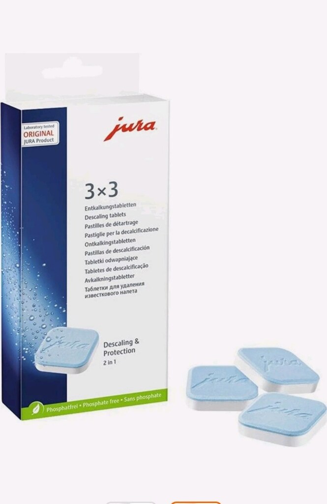 jura Kahve Makinesi kireç temizleme tableti - 3