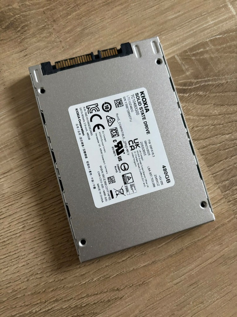 480GB KIOXIA EXCERİA SSD 555/540MB/S SAGLIK °/°90 ve PERFORMANS °/°100 - 2