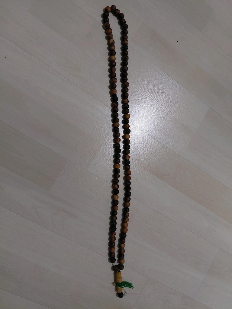 78 cm Büyük Boy Ahşap / Kuka Zikir Tesbihi (Dev Boy) - 4