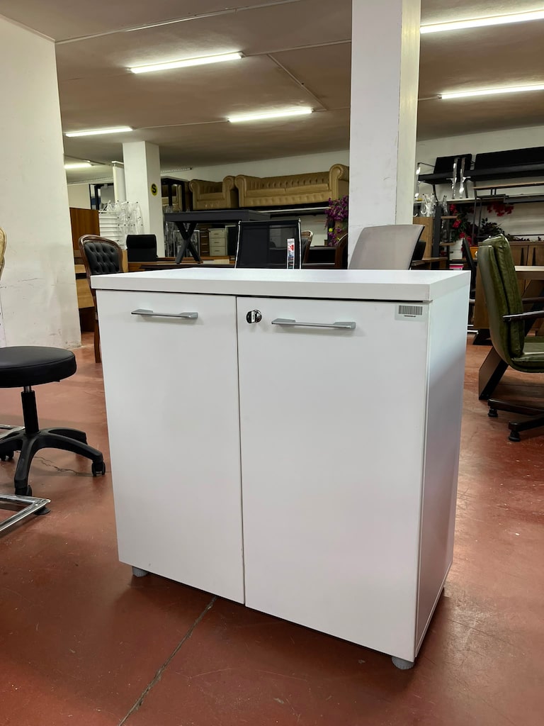 KLAS OFİS PENDİK 80x40x80 BEYAZ YARIM DOSYA DOLABI İKİNCİ EL - 4