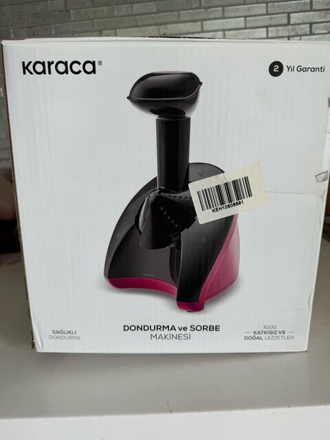 karaca sorbe ve dondurma makinesi