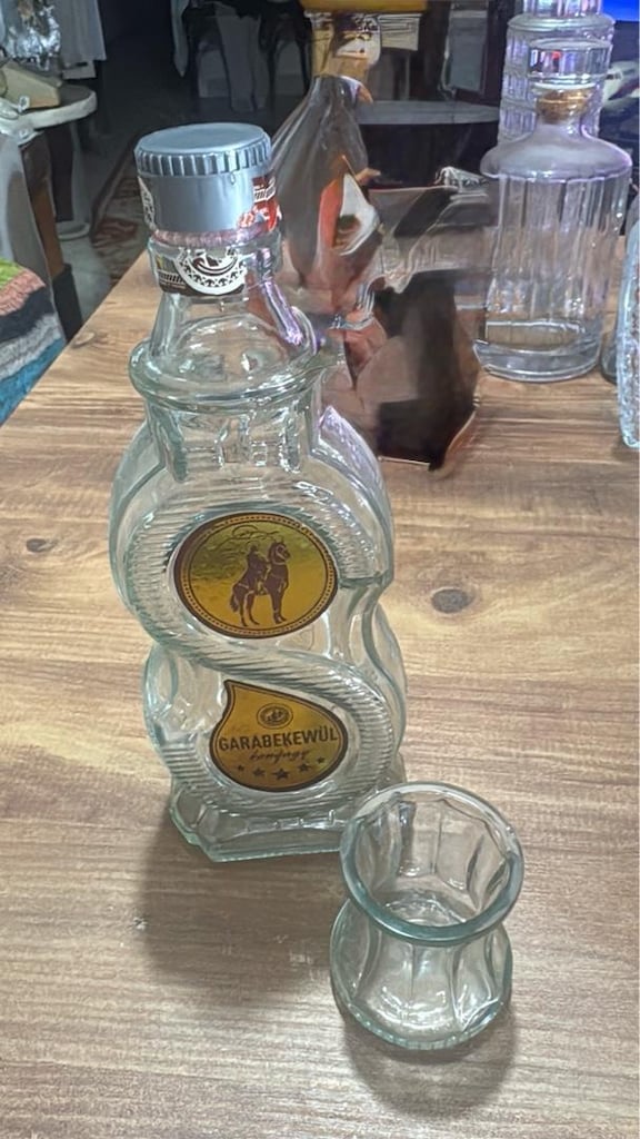 Nostaljik & Vintage Cam Şişe / Karaf Lotu (11 Parça) Koleksiyonluk - 15