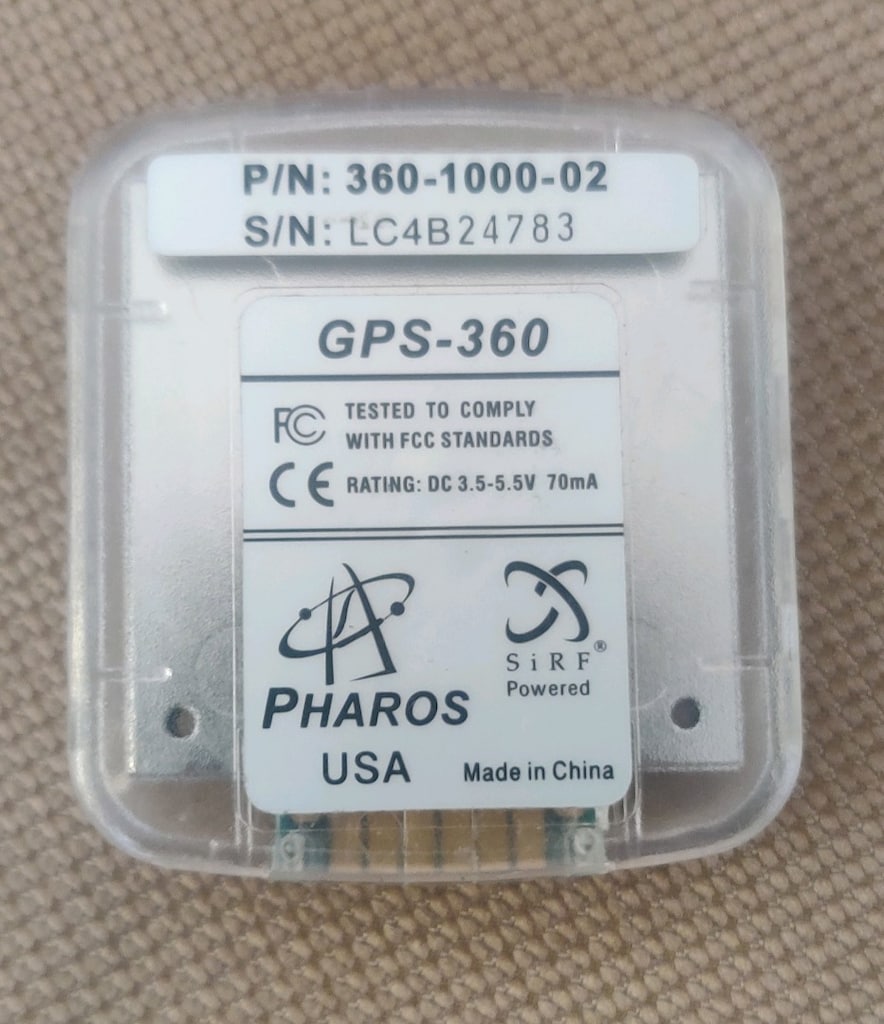 Microsoft GPS-360 modeli bir GPS alıcısı. - 2