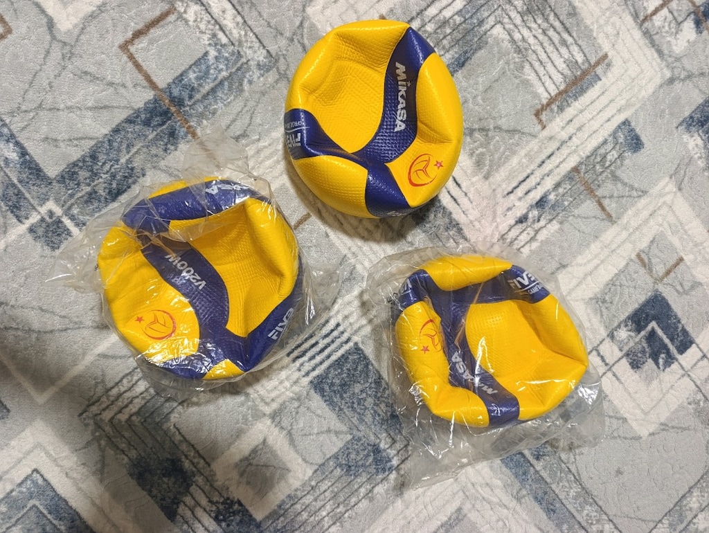 3 adet orijinal sıfır v200w mikasa voleybol topu