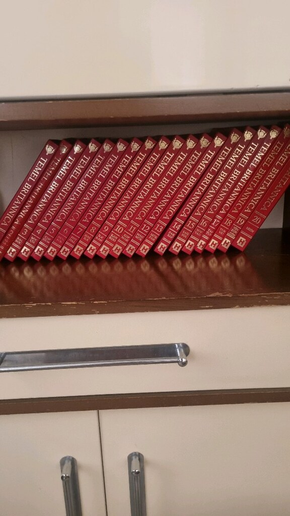 İki Set Ansiklopedi takımı birlikte - 10