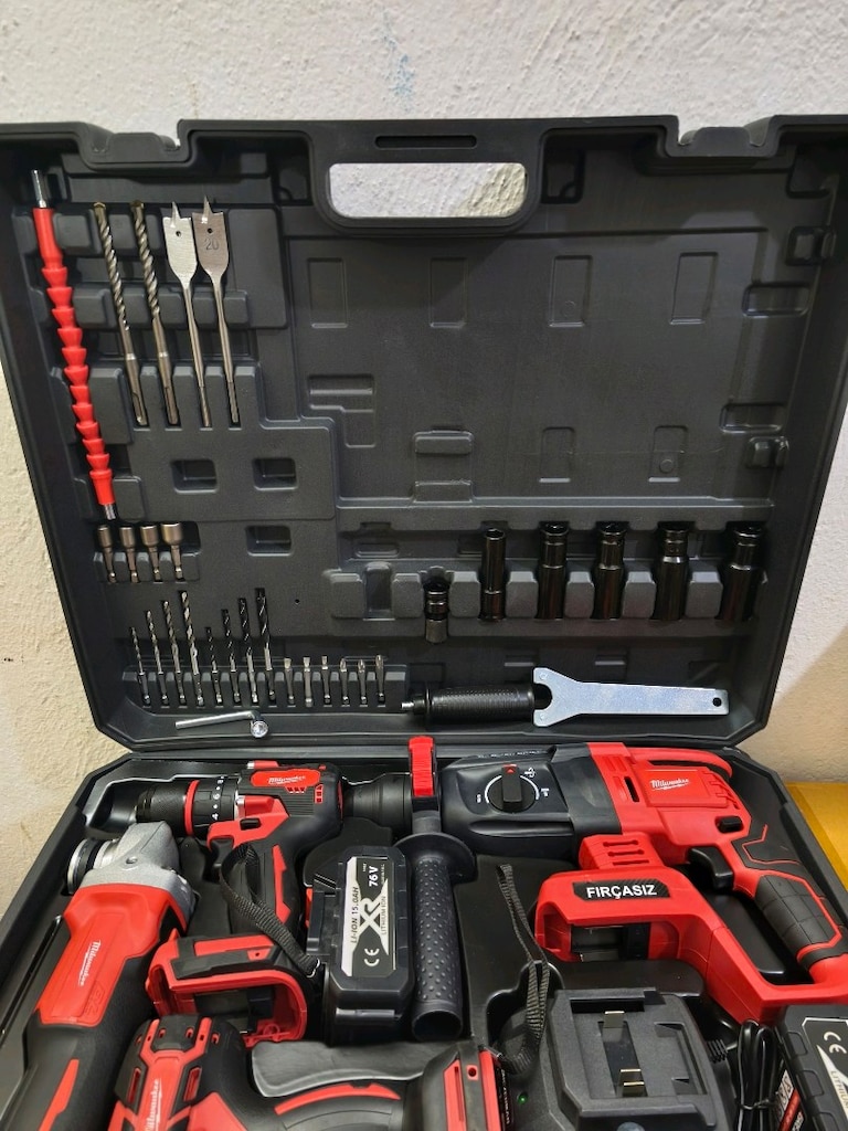 Şarjlı Matkap 5Li set - 3