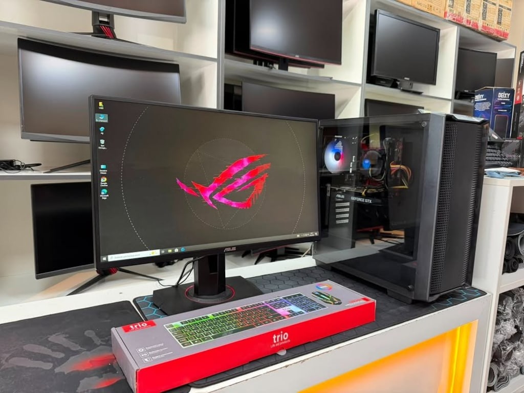24" 165HZ MONİTÖR İ3-10.NESİL İŞLEMCİ 8GB RAM ASUS 1650 EKR.KARTI - 2