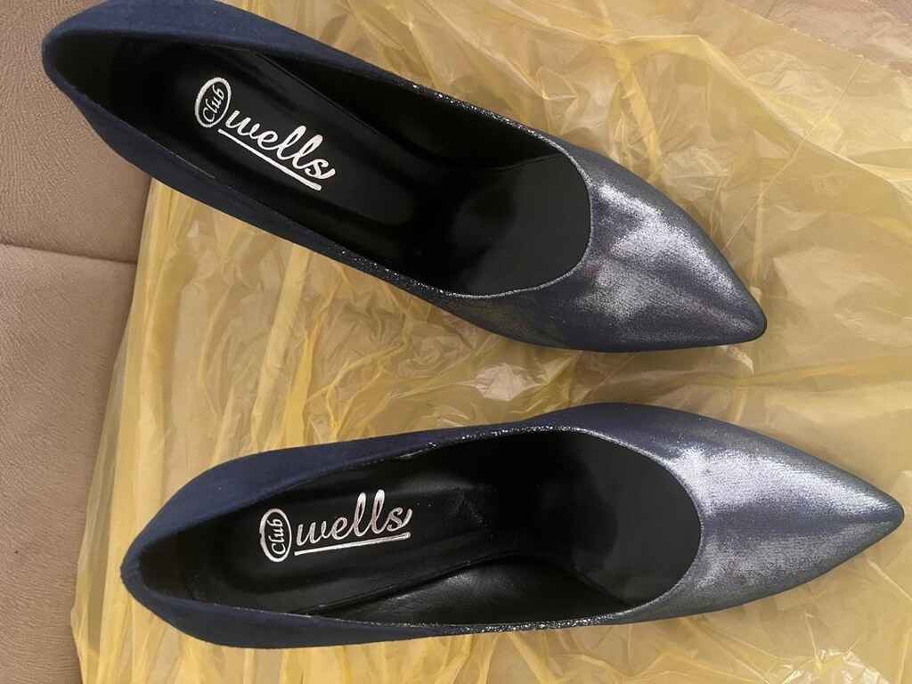 Süet stiletto ayakkabı - 5