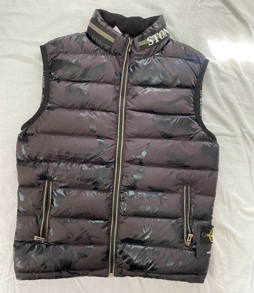 Stone Island Kamuflaj Şişme Yelek - 2