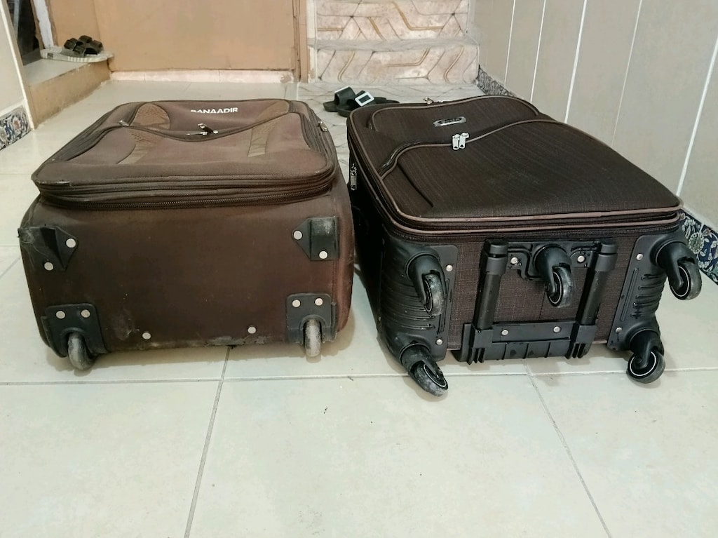 2 Adet tekerlekli orta boy valiz - 6