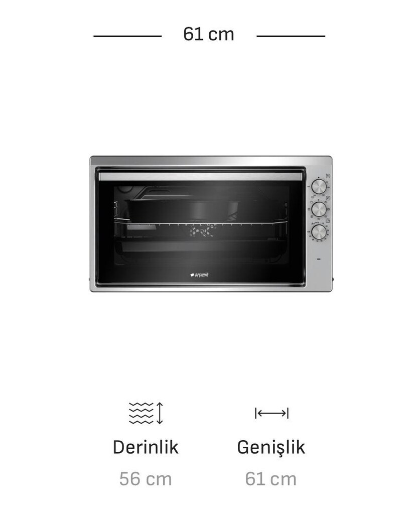 Arçelik Midi Fırın İnoks - 4