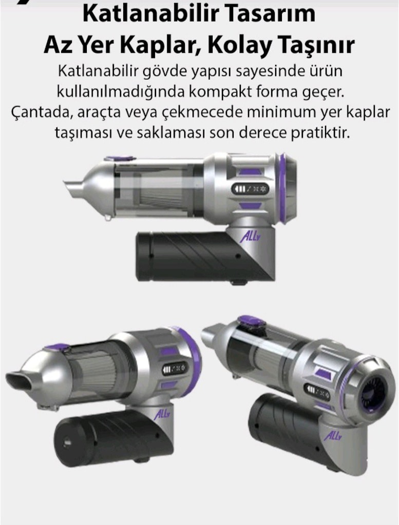 Şarjlı Araç Süpürge - 2
