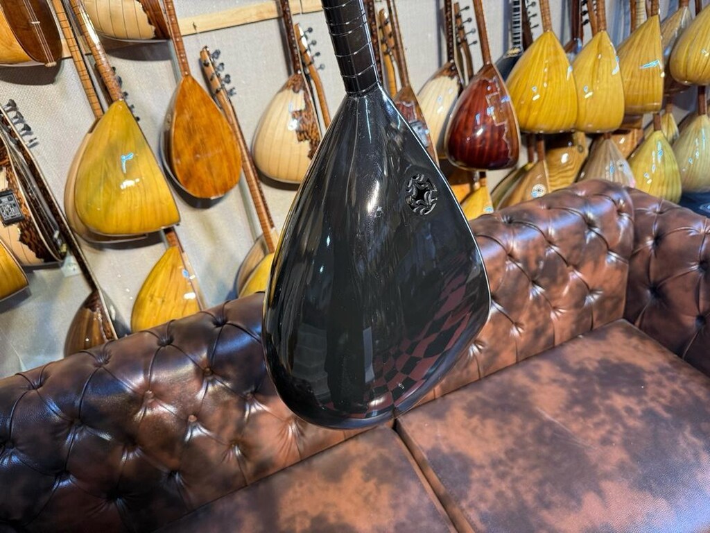 TAM PROFESYONEL 41 TEKNE JAK GİRİŞLİ SİYAH İNCİ UZUN SAP SAZ - 5