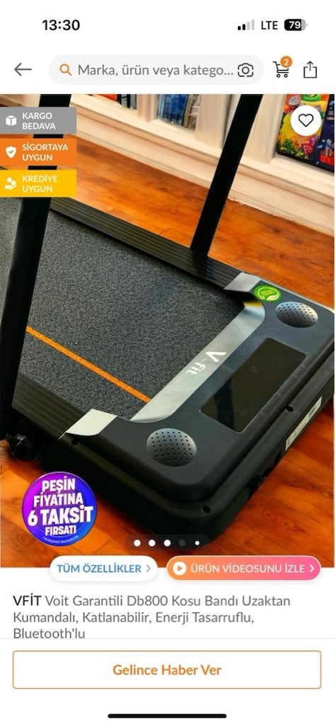 vfit Db800 Koşu bandı uzaktan kumandalı - 3
