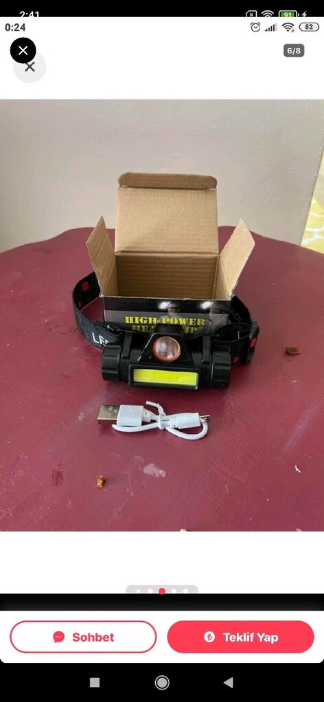 Cata Ct-9120 Şarj Edilebilir Led Kafa Feneri - 6