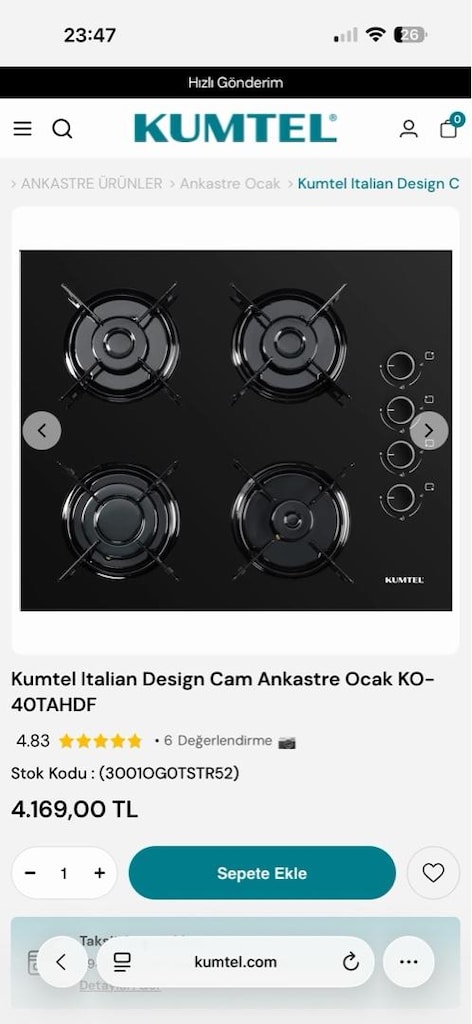 KUMTEL ANKASTRE SET - 2