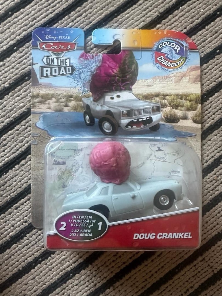 Disney Pixar Cars Doug Crankel Color Changers kapalı kutu. - 2
