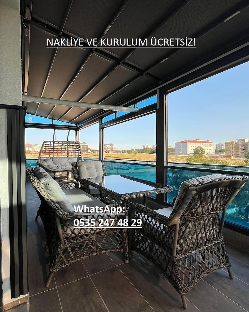 Rattan Bahçe Mobilya Takımı Salıncaklı