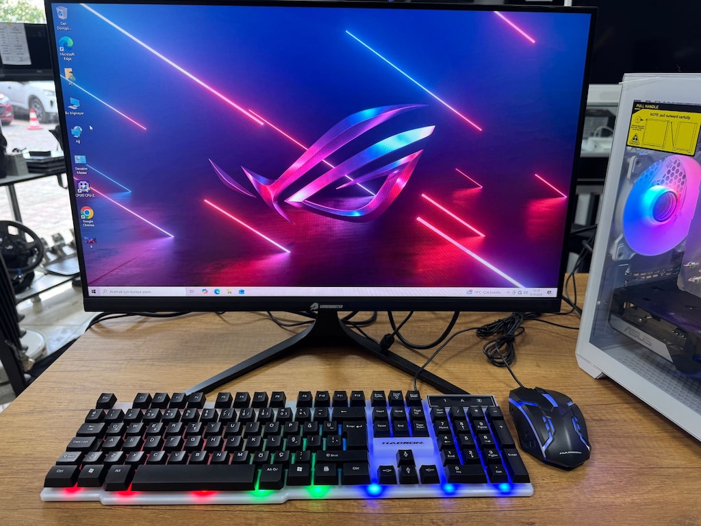 MASAÜSTÜ BİLGİSAYAR SET RX6600 RYZEN 5 5500 180 HZ MONİTÖR - 6