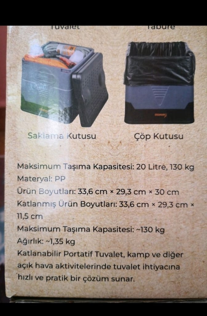Portatif Kamp Tuvaleti - 7