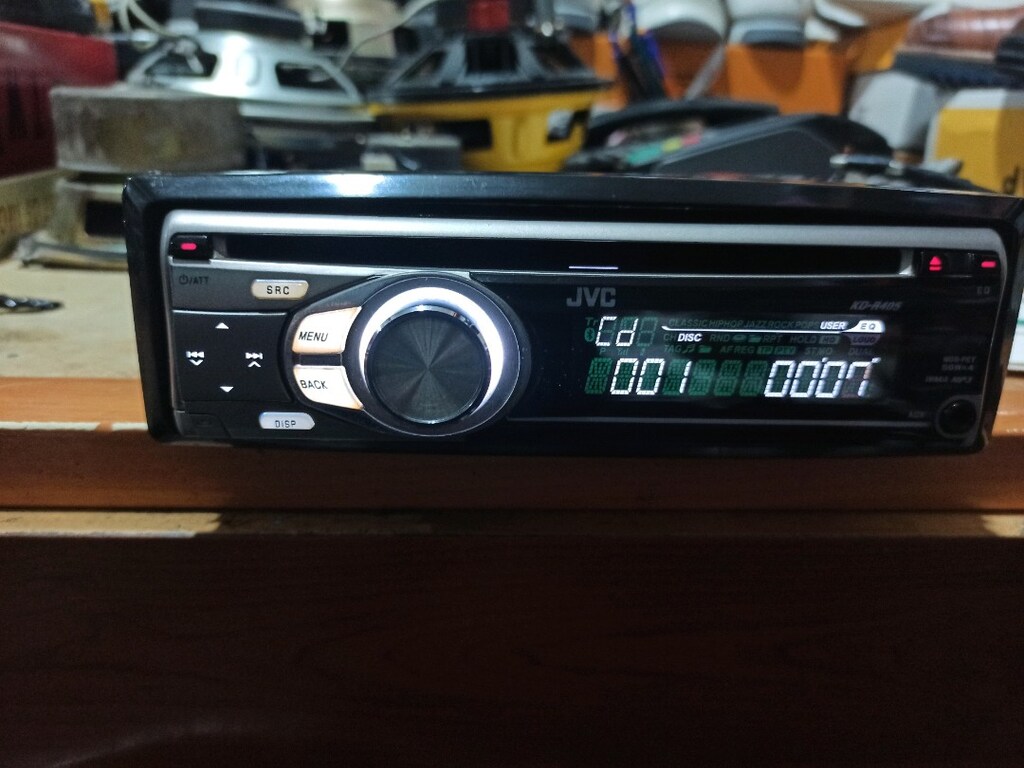 Eski seri tesisat teyibi jvc CD AUX RADYO tek anfi çıkışli oto teyp - 7
