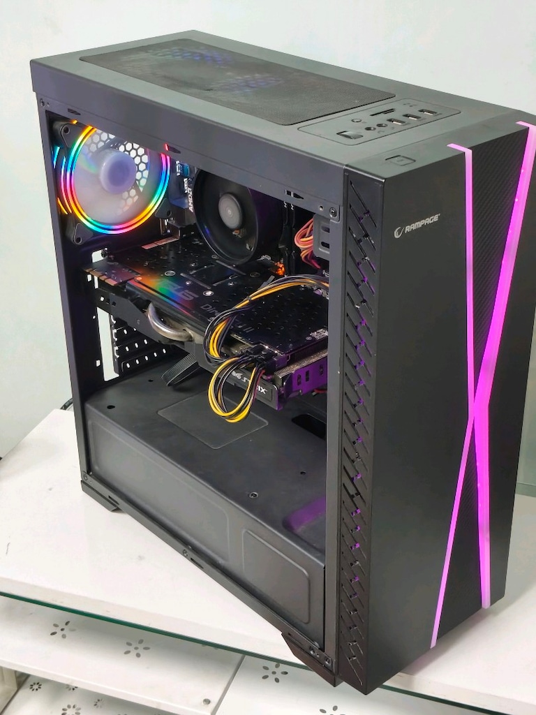 GTX 980 RYZEN 5 1600 16GB RAM 256 M2 SSD 600W OYUNCU KASASI - 6