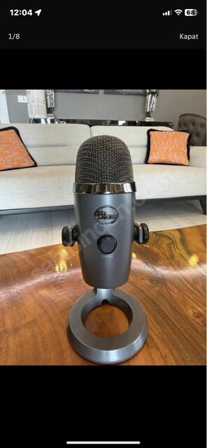 Blue Yeti Nano prof mikrofon - Temiz, Çalışır Durumda