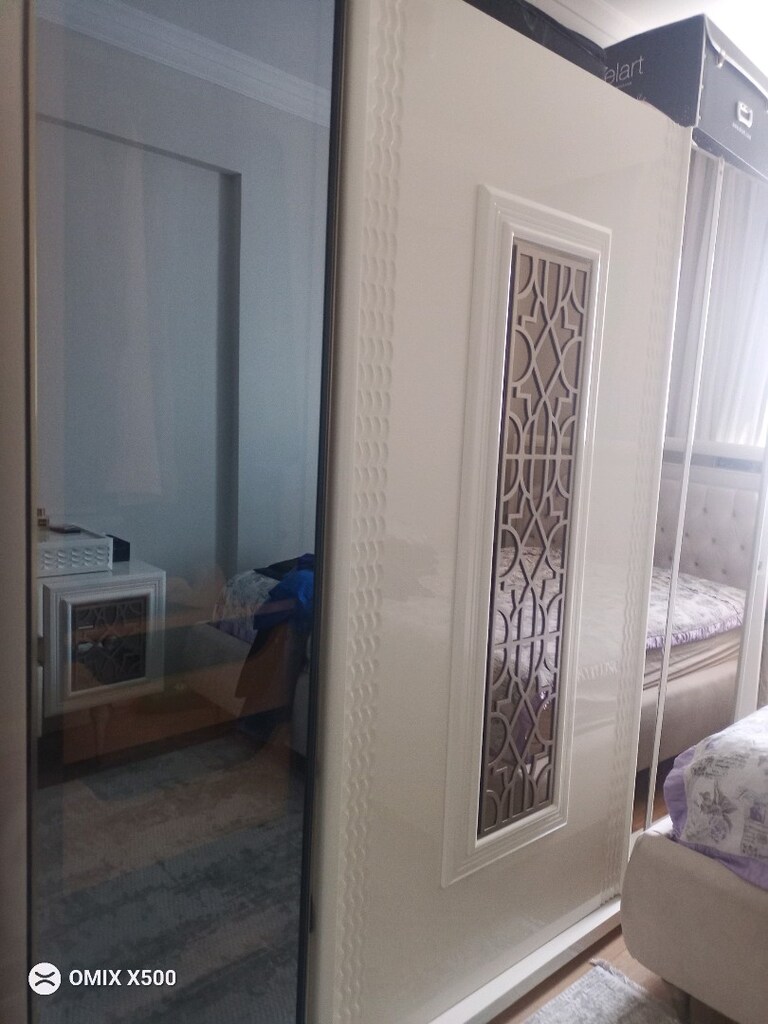 ömürlük Doğtaş özel ceviz ağacından yapılmış yatak odası LED ışıklı - 7