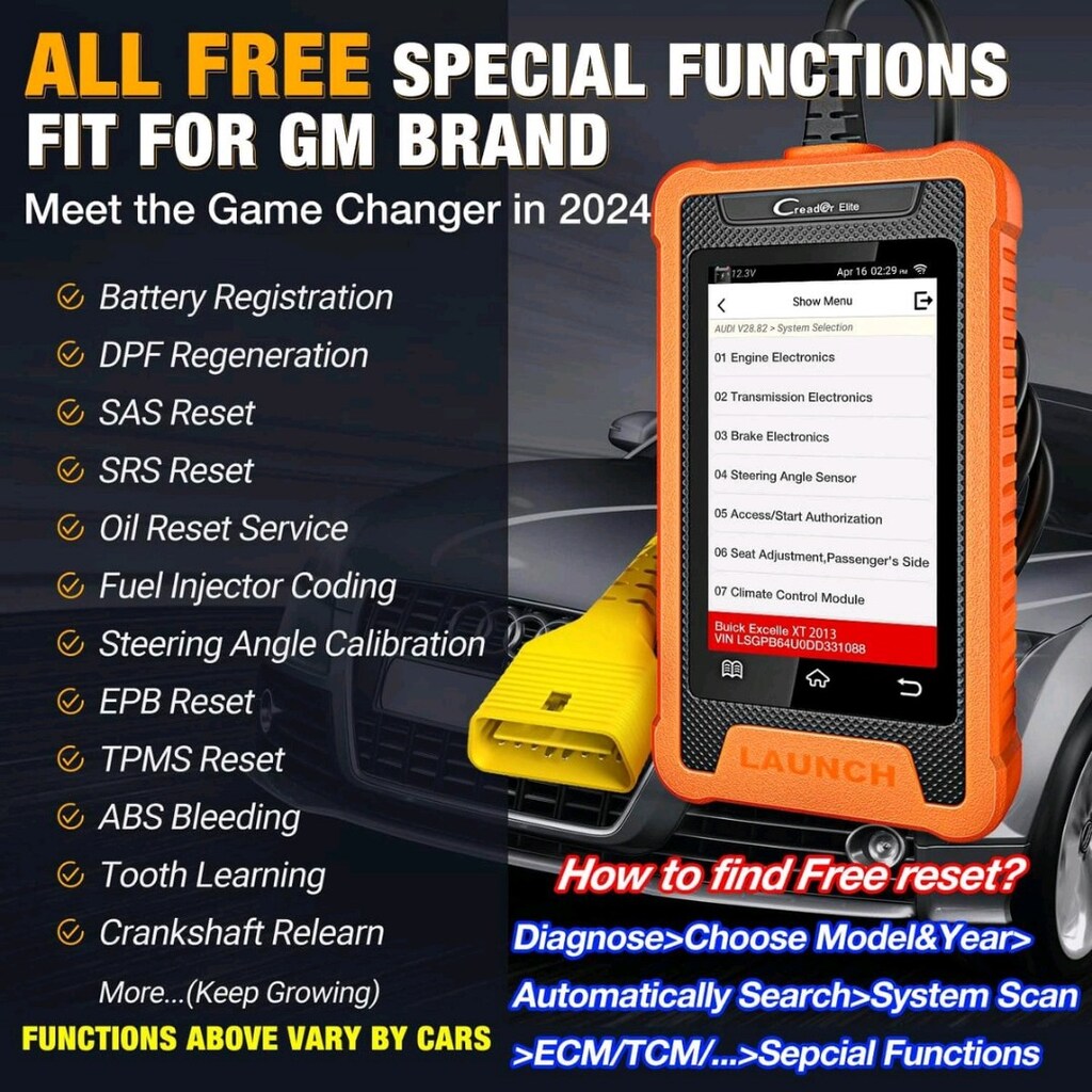 LAUNCH X431 Creader Elite Profesyonel obd cihazı - 3