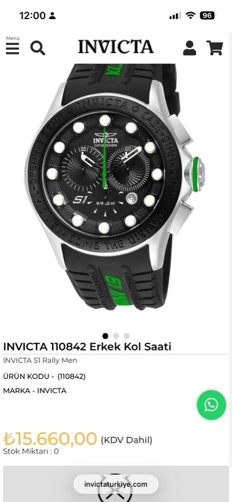 invicta erkek kol saati çelik - 4