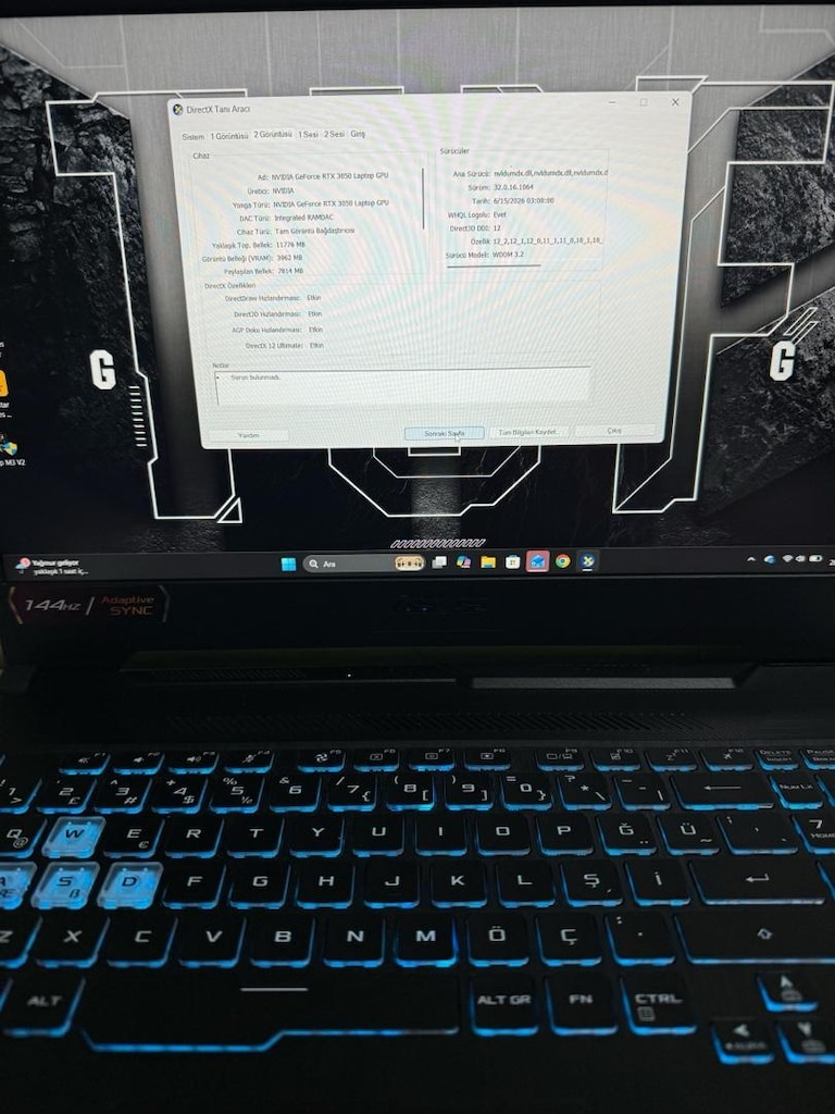 Asus Tuf Gaming a15 (19 AY GARANTİLİ) - 6