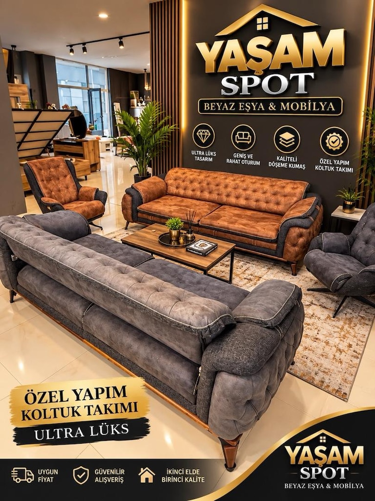 Evinizin havasını değiştirecek, özel tasarım lüks koltuk takımı - 2