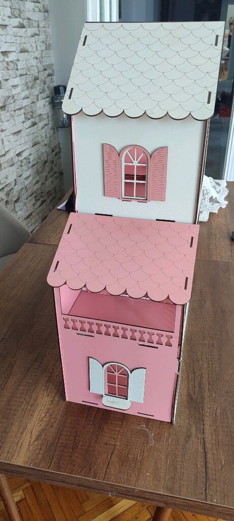 Ahşap barbi evi - 3