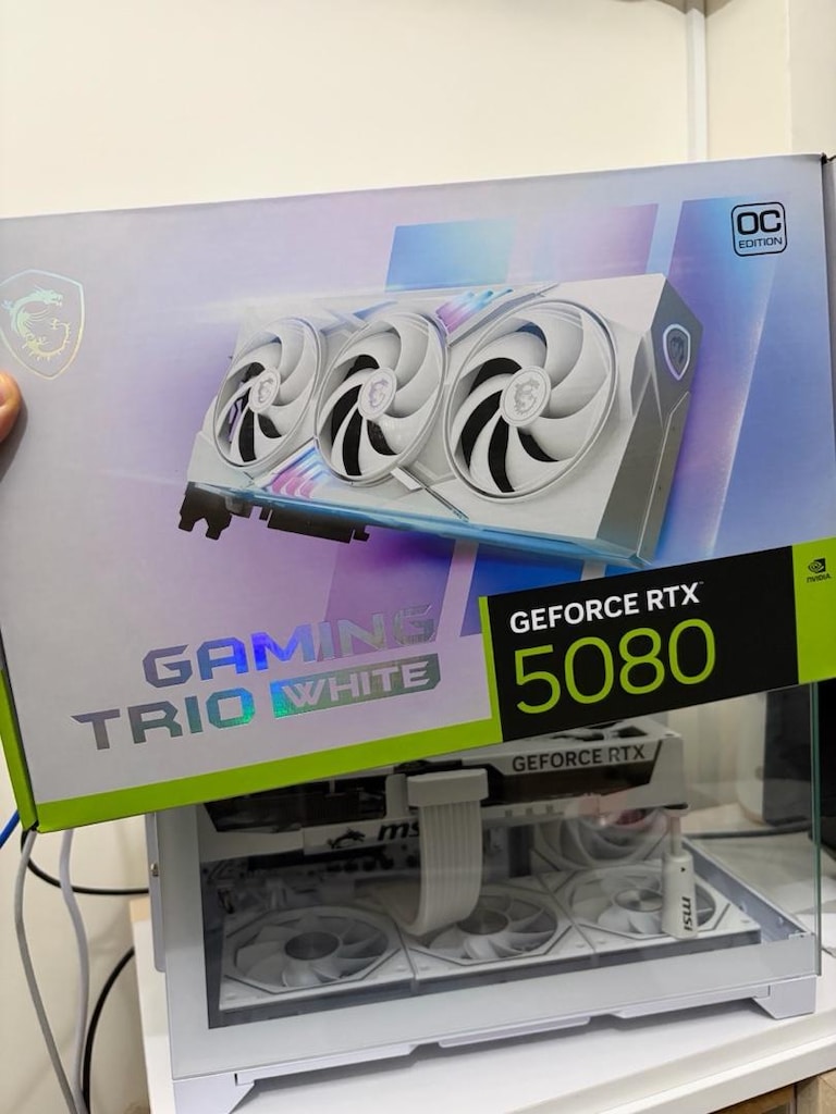 TR RTX 5080 MSİ GAMİNG TRİO WHİTE BEYAZ EKRAN KARTI - 4