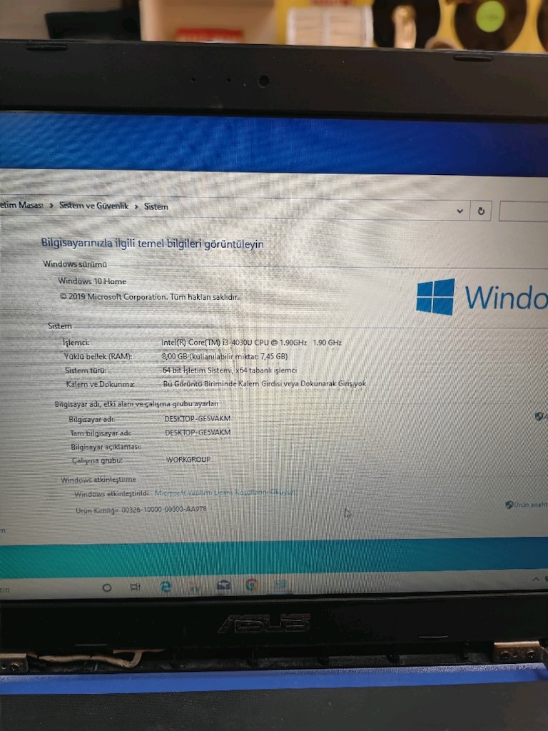 Asus laptop i3 4.nesil 2gb ekran kartı Ortaca merkezde - 4
