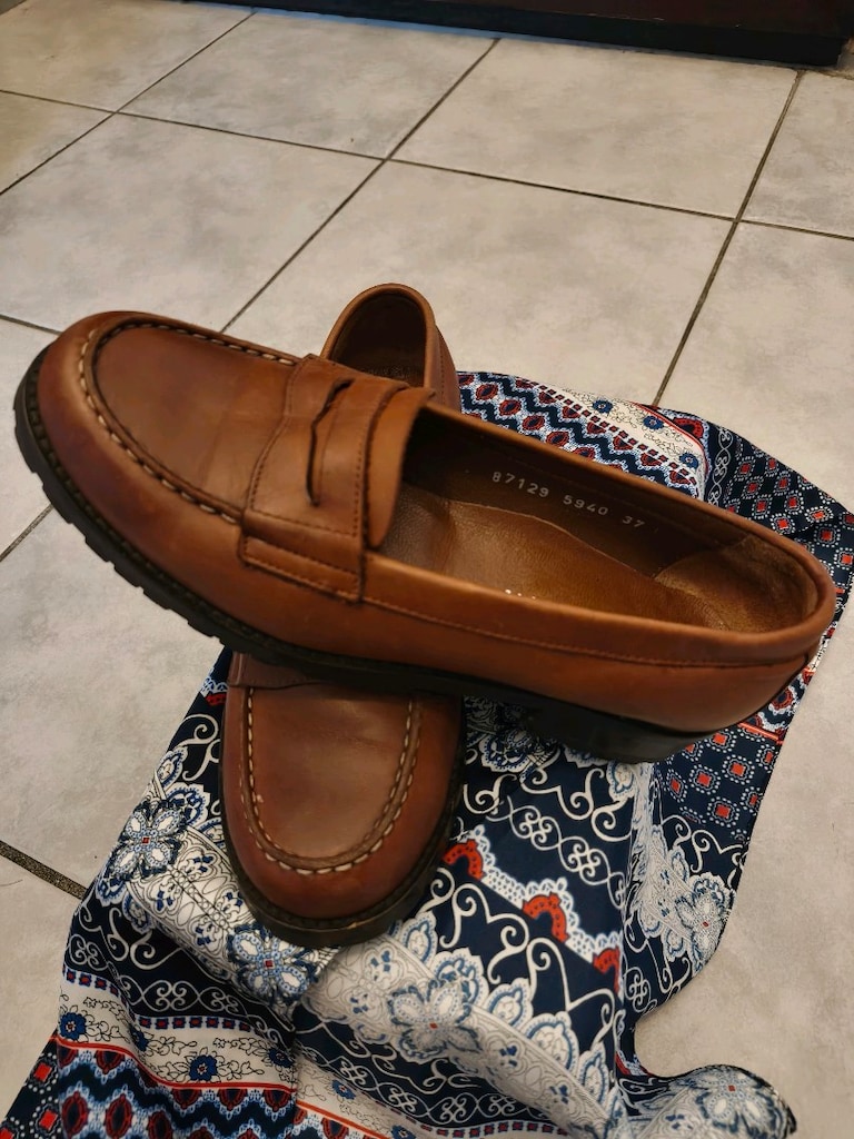 Beta marka deri loafer. 37 numara. Sıfırdır - 2