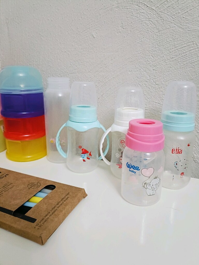 Bebek Çocuk Suluk Mama Kabı Biberon Kaçık Emzik Askısı FİYATLARI FARKL - 4