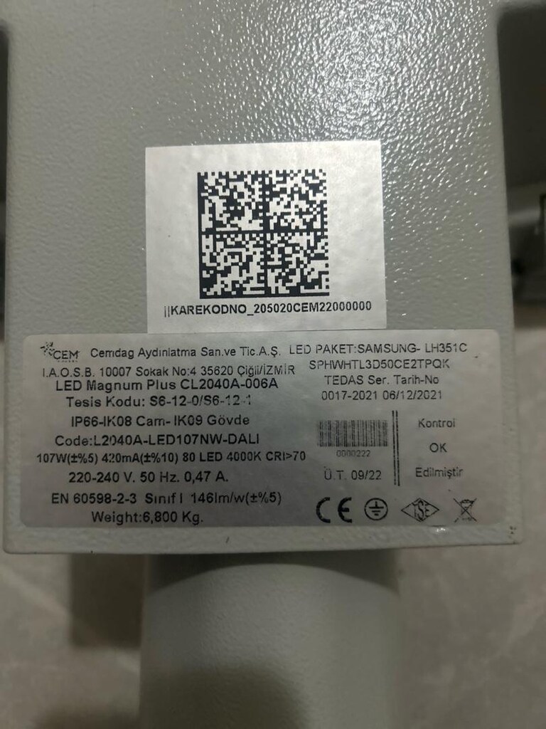 LED MAGNUM PLUS Armatür Samsung Marka 80 li LED ennkalitesi kaçmaz - 5