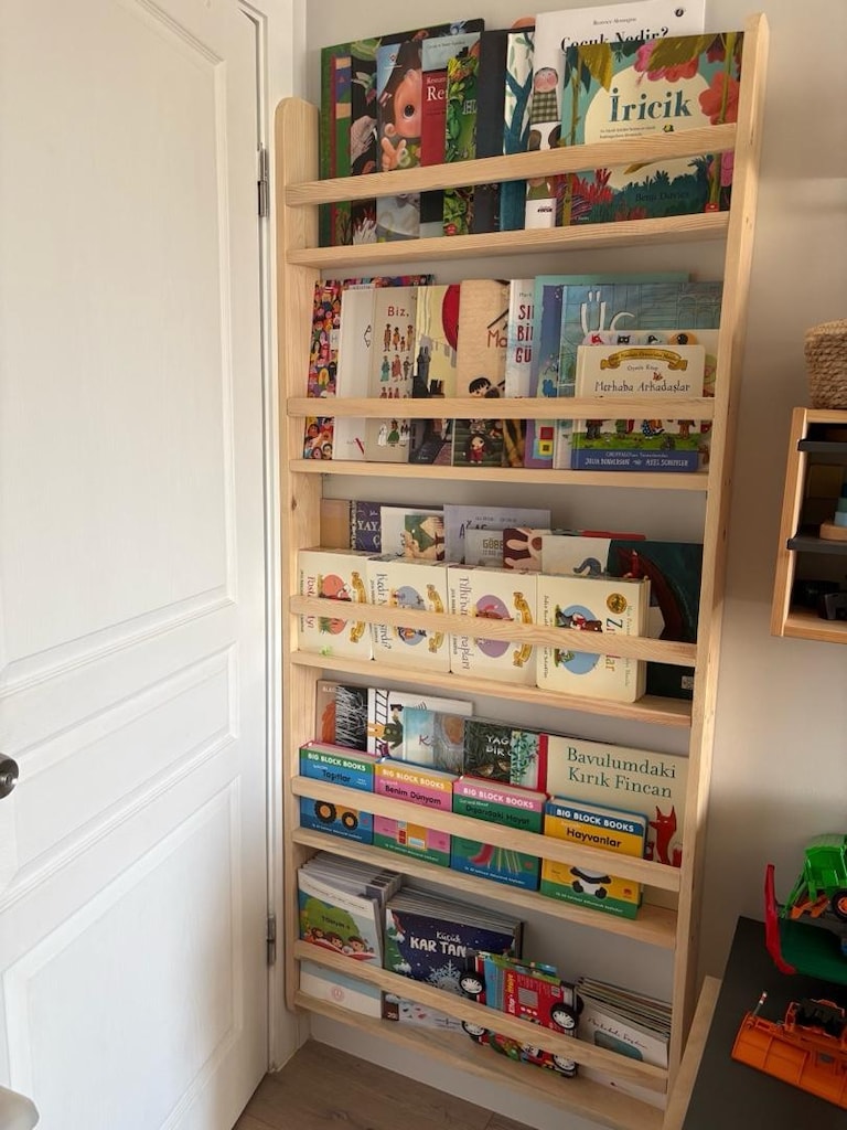 Montessori Kitaplık- Masif Ahşap-Özel Üretim - 2