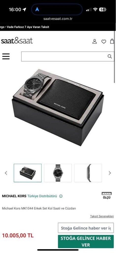MICHAEL KORS SAAT ve CÜZDAN SET - 3